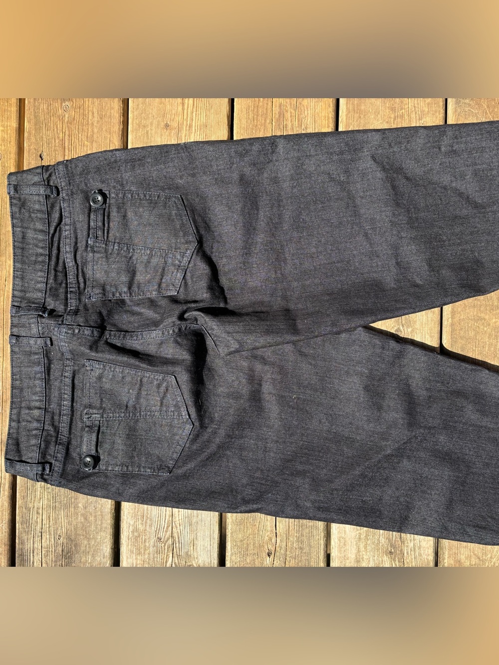 Women’s Black Jean Shorts - Classic High-Rise Utility Style